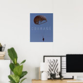 Poster Courage (Bureau à domicile)