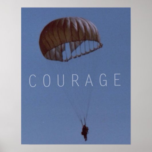 Poster Courage (Devant)