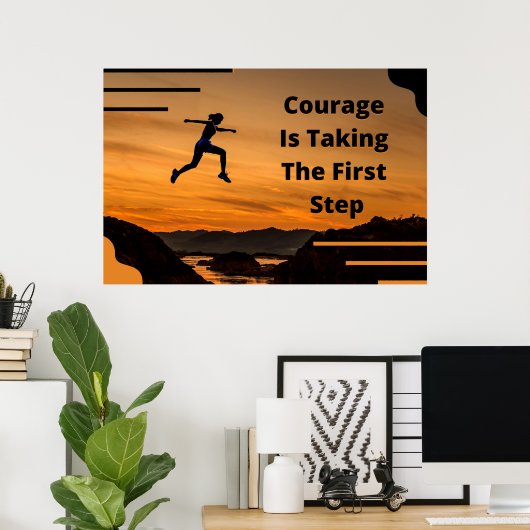 Poster "Courage" (Bureau à domicile)