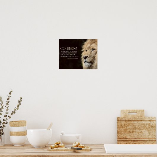 Poster Courage (Cuisine)