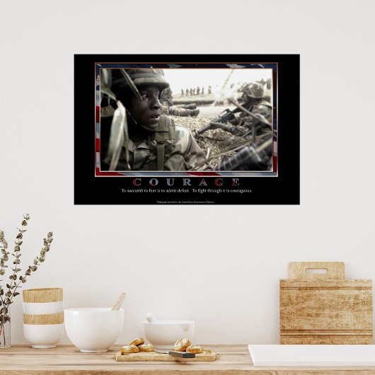 Poster Courage (Cuisine)