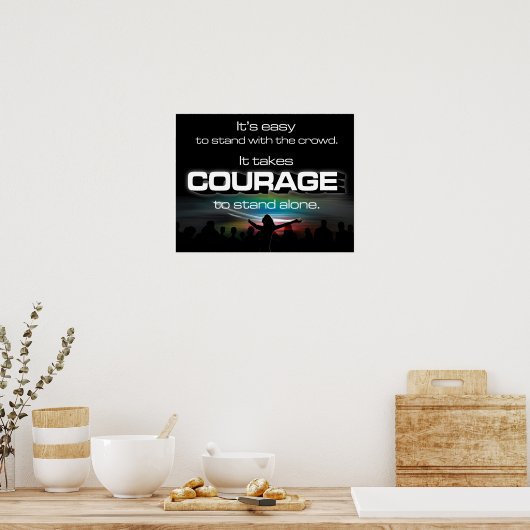 Poster Courage (Cuisine)