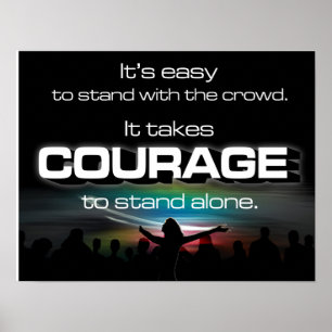 Poster Courage
