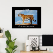 Poster Courage (Bureau à domicile)