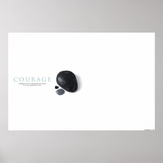 Poster Courage (Devant)