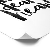 Poster Courage Cher Coeur (Coin)