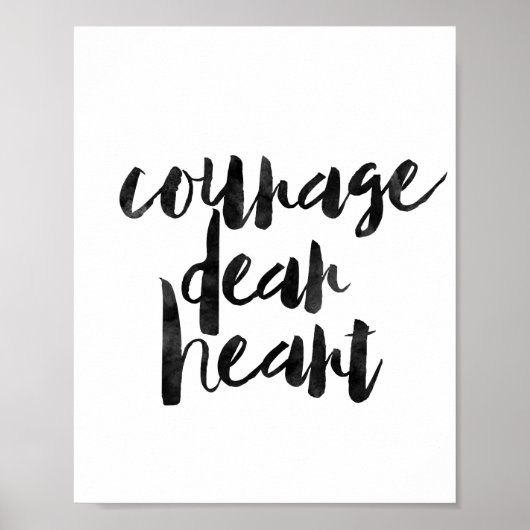 Poster Courage Cher Coeur (Devant)