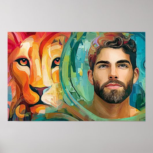 Poster Courage dans la fosse aux lions (Devant)