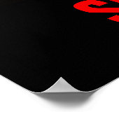 Poster Courage de succès Courir la condition physique Mot (Coin)