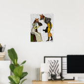 Poster Courage des renards (Bureau à domicile)