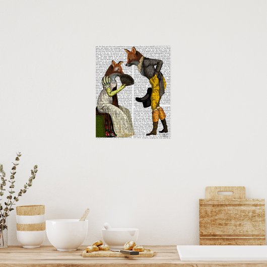 Poster Courage des renards (Cuisine)