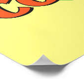 Poster Courage du chien lâché | Graphique fantôme (Coin)