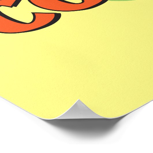 Poster Courage du chien lâché | Graphique fantôme (Coin)