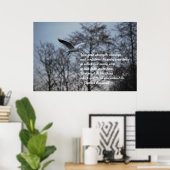 Poster Courage et confiance (Bureau à domicile)