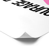 Poster Courage Foi Espoir 5 Cancer du sein (Coin)