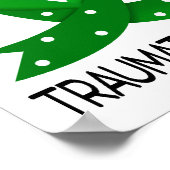 Poster Courage Foi Force Espoir Traumatique Blessure céré (Coin)