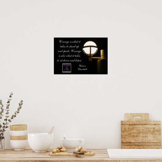 Poster Courage is ... (Cuisine)