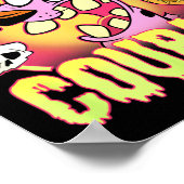 Poster Courage Le Chien Timide Halloween Bon Chien (Coin)