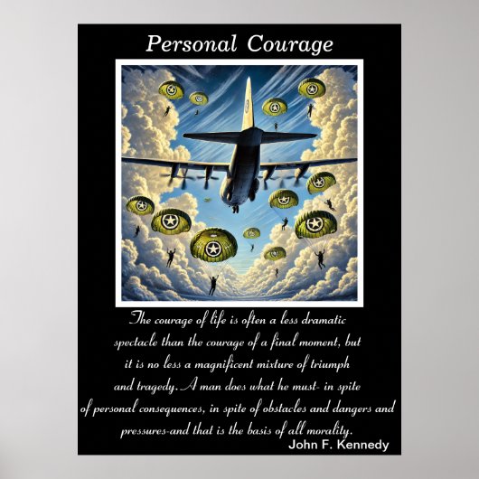 Poster Courage personnel : Angels Skyward (Devant)