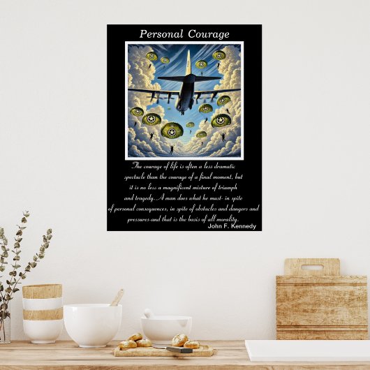 Poster Courage personnel : Angels Skyward (Cuisine)