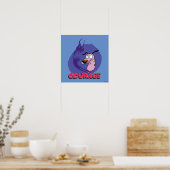 Poster Courage the Cowardly Dog | Shadow Graphic (Cuisine)