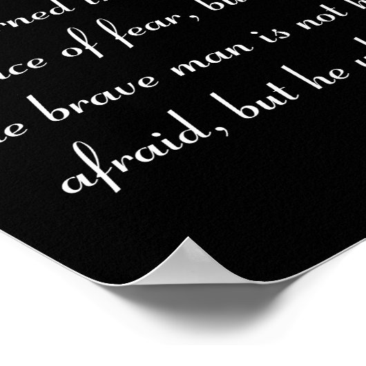 Poster Courage : Triomphe sur la peur, pièce de Cub (Coin)