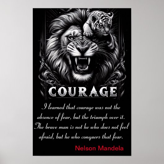 Poster Courage : Triomphe sur la peur, pièce de Cub (Devant)