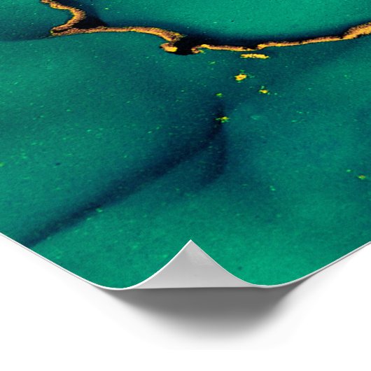 Poster Courants de teintes translucides, sertissant swi m (Coin)