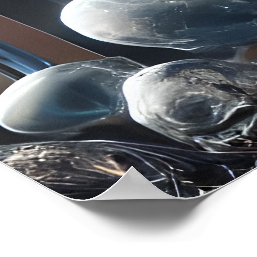 Poster Courants métalliques (Coin)