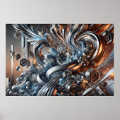 Poster Courants métalliques (Devant)