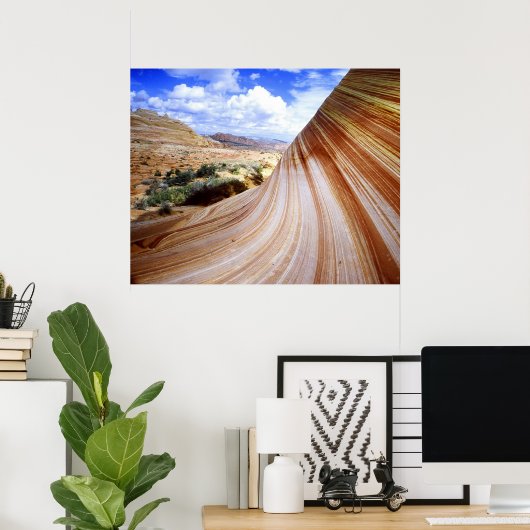 Poster Courbe (Bureau à domicile)