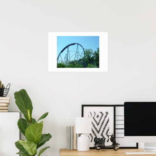 Poster Courbe de force du millénaire (Bureau à domicile)