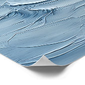 Poster Courbe de la rivière Winter - Scène Abstraite de l (Coin)