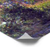 Poster Courbe de l'Epte près de Giverny par Claude Monet (Coin)
