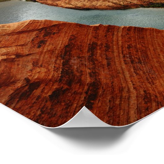 Poster Courbe du fer à cheval (Coin)