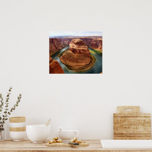 Poster Courbe du fer à cheval (Cuisine)