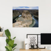 Poster Courbe du fer à cheval (Bureau à domicile)