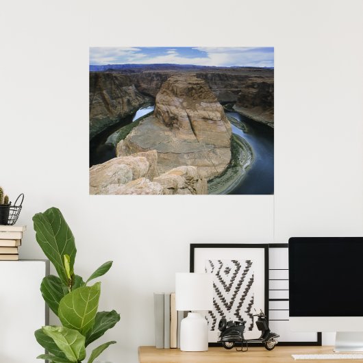 Poster Courbe du fer à cheval (Bureau à domicile)