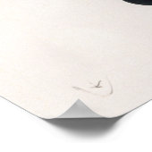 Poster Courbe libre jusqu'au point par Wassily Kandinsky (Coin)