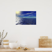 Poster Courbe océanique (Cuisine)