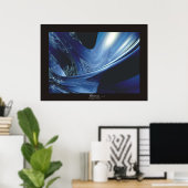 Poster Courbes Ver. B (Bureau à domicile)