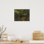 Poster Courbet - Forêt (Cuisine)