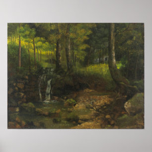 Poster Courbet - Forêt