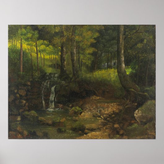 Poster Courbet - Forêt (Devant)
