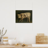 Poster Courbet - Le Calf (Cuisine)