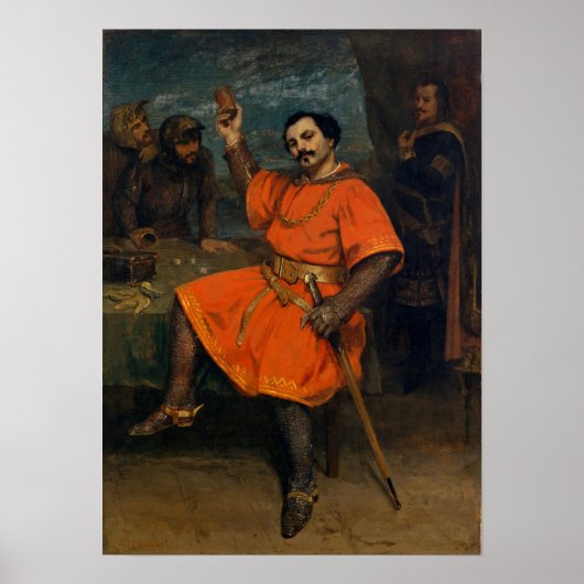 Poster Courbet - Louis Gueymard en tant que Robert Le Dia (Devant)