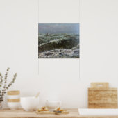 Poster Courbet - Mer agitée 1869 (Cuisine)