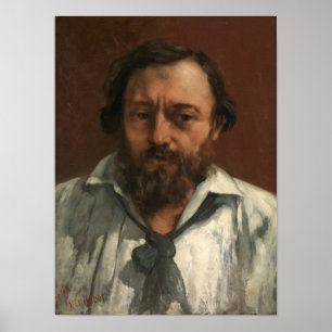 Poster Courbet - Portrait De Pierre Dupont 1868