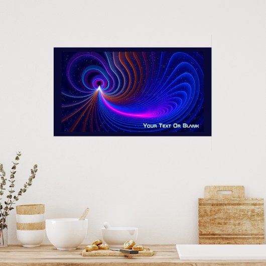 Poster Courbure de l'espace (Cuisine)