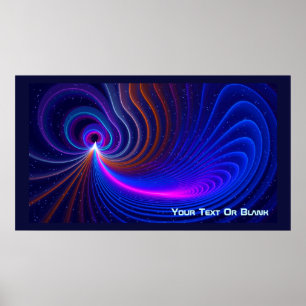 Poster Courbure de l'espace